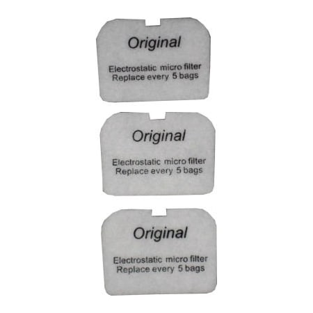 Nilfisk-Advance America Nilfisk Exhaust Filters For Use With GD10 , 3 Filters/Pack 1471089500